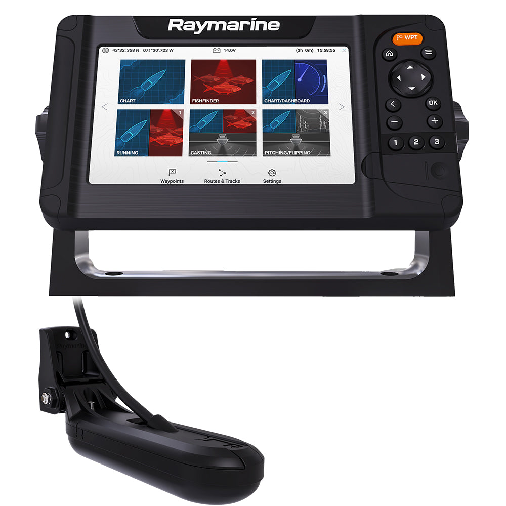 Raymarine Element 7 HV Combo w/HV-100 Transom Mount Transducer & Lighthouse North