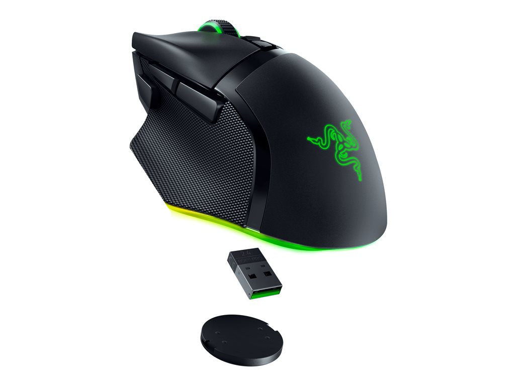 Razer Basilisk V3 pro - Mouse - ergonomic - right-handed - optical - 11 buttons - wireless, wired - Bluetooth, 2.4 GHz -