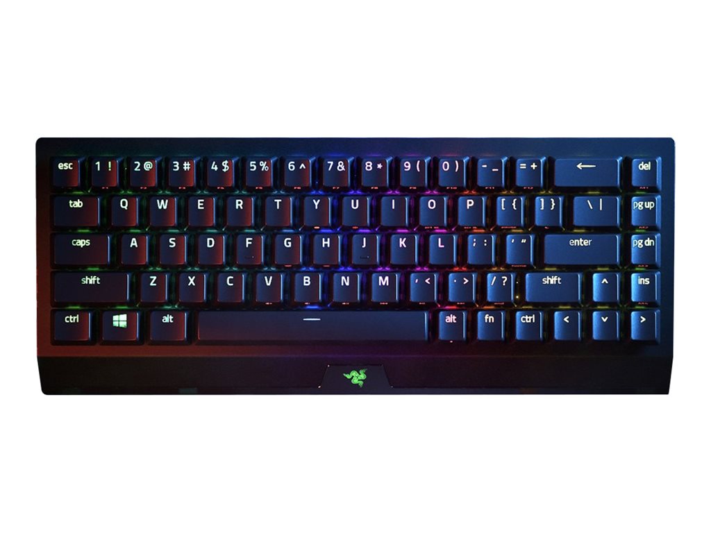 Razer BlackWidow V3 Mini HyperSpeed - Keyboard - backlit - Bluetooth, 2.4 GHz, USB-C - QWERTY - US - key switch: Razer