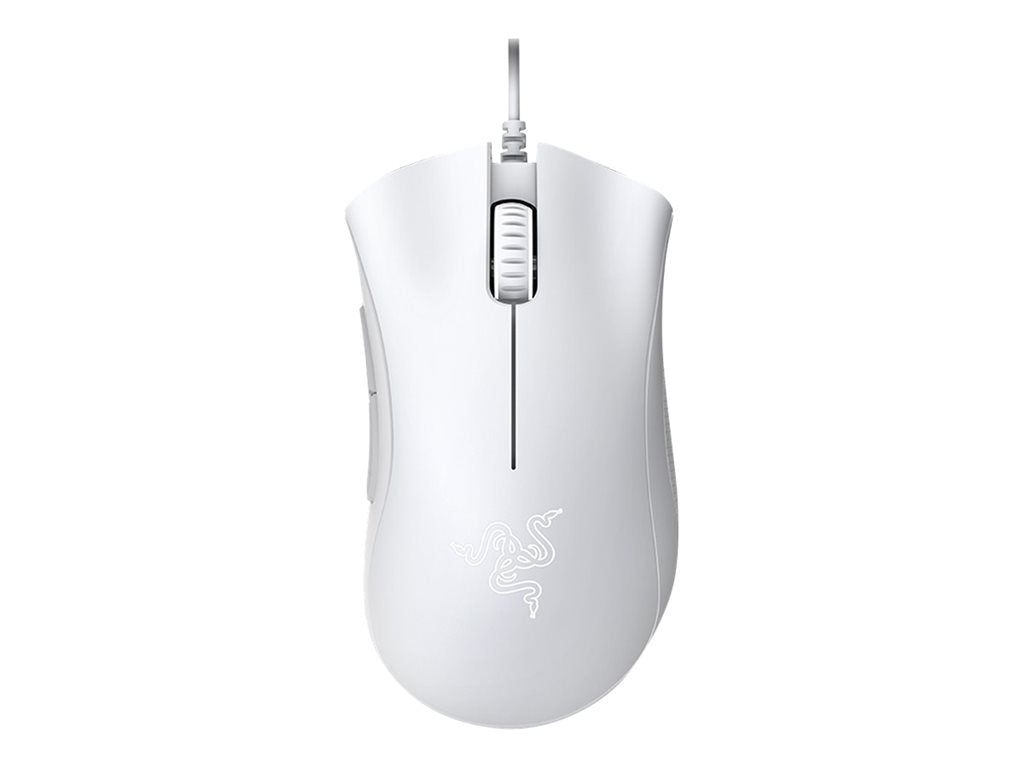 Razer DeathAdder Essential - White Edition - mouse - ergonomic - right-handed - optical - 5 buttons - wired - USB -