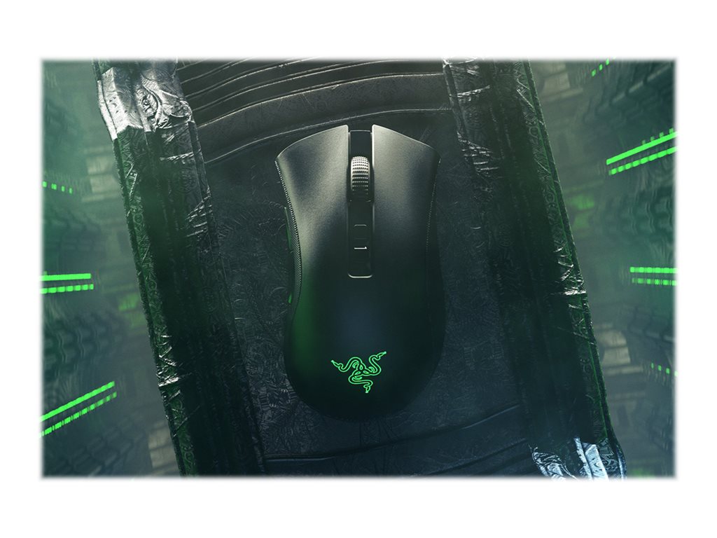 Razer DeathAdder V2 Pro - Mouse - ergonomic - right-handed - optical - 8 buttons - wireless, wired - USB, Bluetooth, 2.4