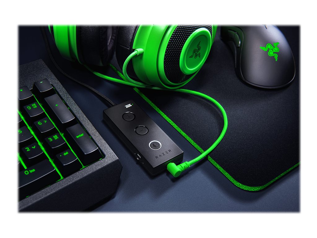 Razer Kraken - Tournament Edition - headset - full size - wired - 3.5 mm jack - noise isolating - black