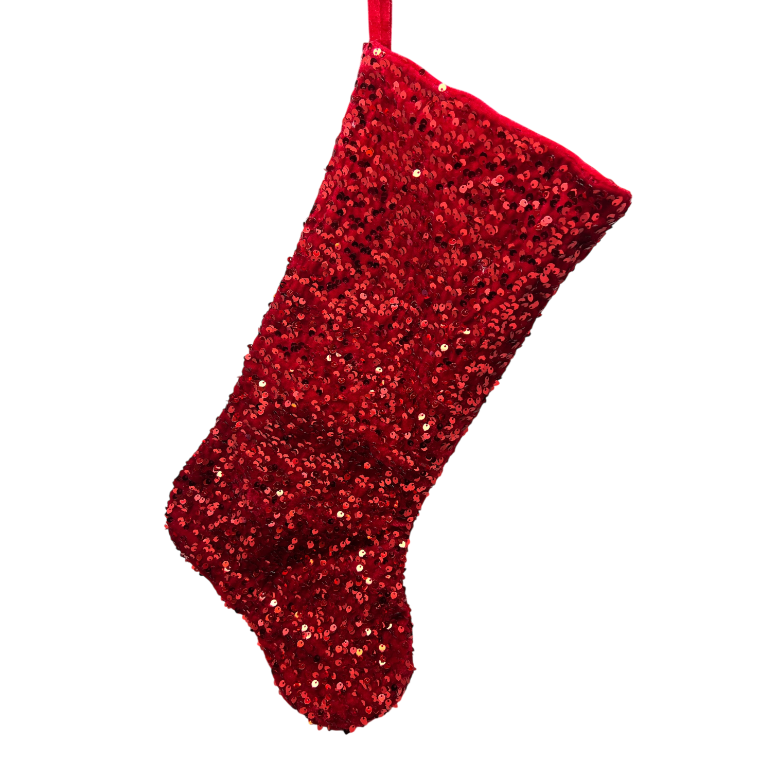 Red Sequin Stocking