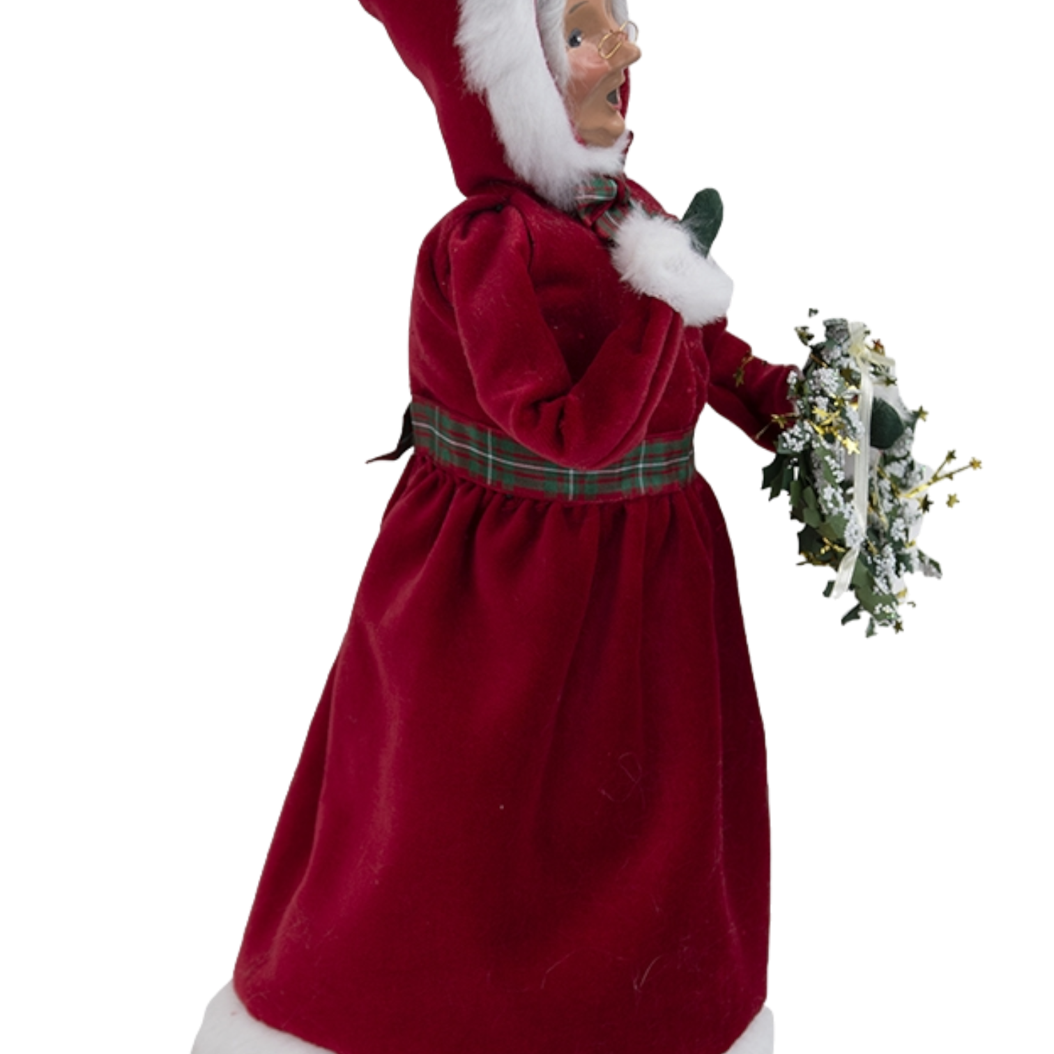 Red Velvet Mrs. Claus - 13 Inch