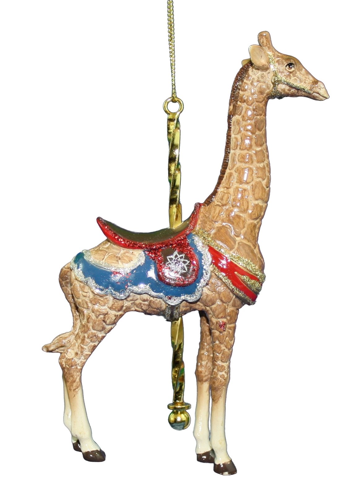 Resin Carousel Assortment Ornament - Giraffe