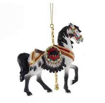 Resin Carousel Assortment Ornament - Native American Horse