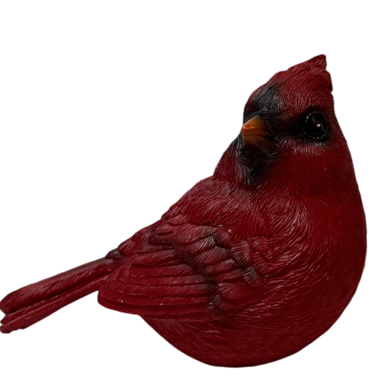 Resin Holiday Cardinal Looking Left