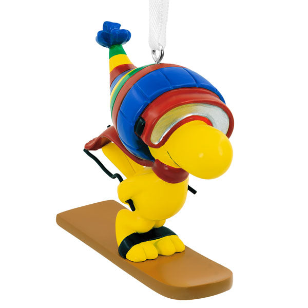 Resin Woodstock Ski Ornament