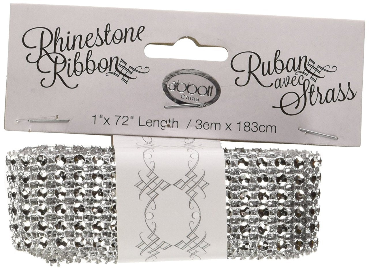 Rhinestone Mesh Ribbon