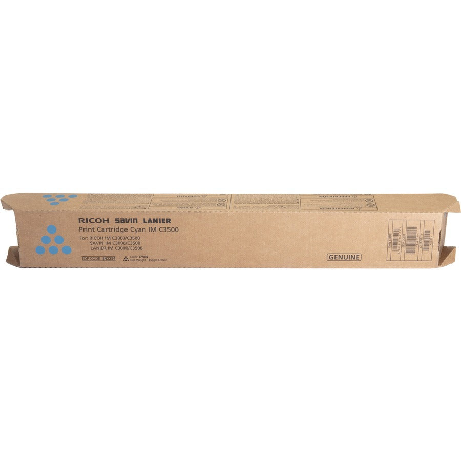 Ricoh Original Laser Toner Cartridge - Cyan - 1 Each 842254