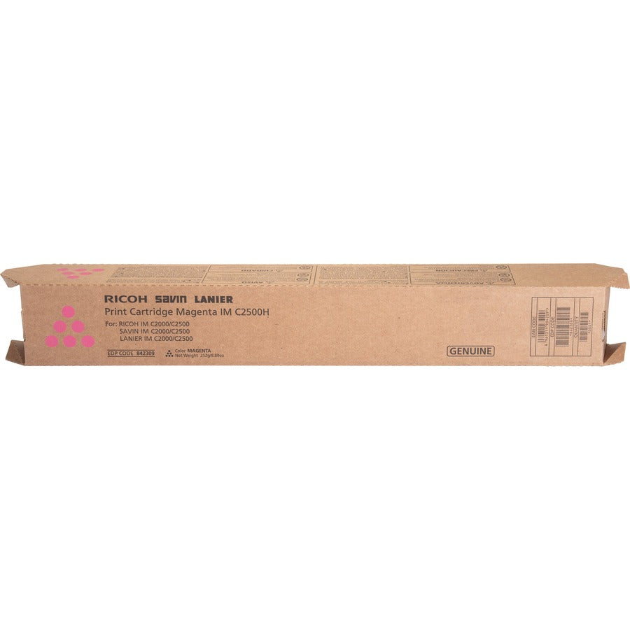 Ricoh Original Laser Toner Cartridge - Magenta - 1 Each 842309