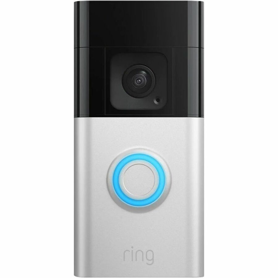 Ring Battery Doorbell Plus Video Doorbell - Wired/Wireless - Wireless LAN - Satin Nickel