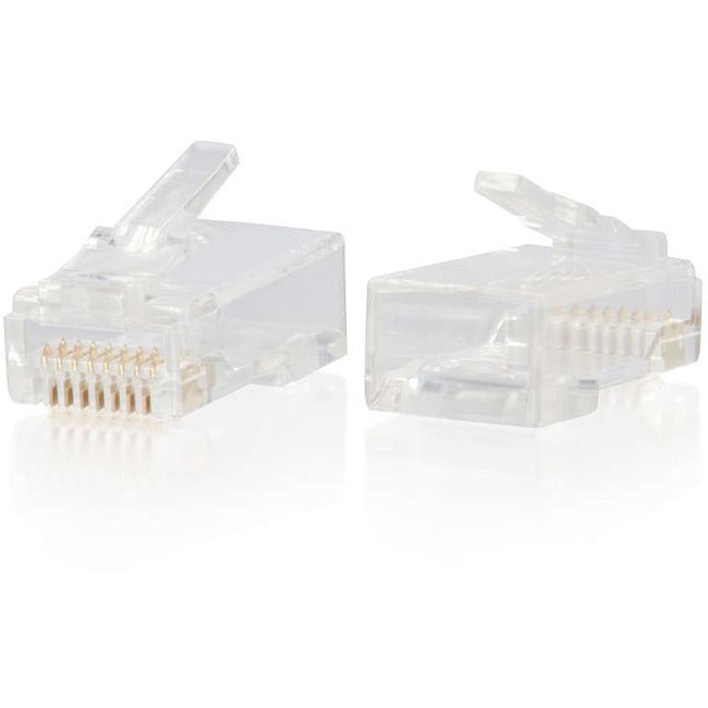 Rj45 Cat6 Modular Plug For Round Solid/Stranded Cable Multipack (25 Pack)