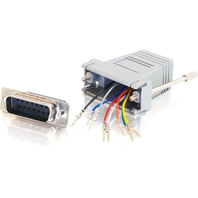 Rj45 / Db15M Mod Adptr Grey