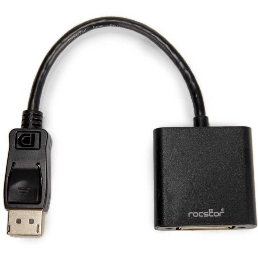 Rocstor Active DisplayPort® to DVI Adapter - 4K@30Hz - Resolutions up to 3840x2160 Y10A230-B1