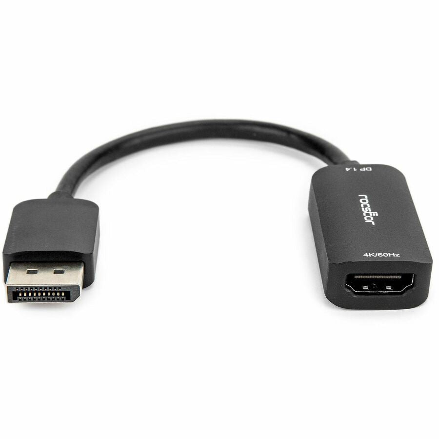 Rocstor DisplayPort to HDMI Adapter - 4K DP to HDMI Converter - UHD 4K 60Hz - 1 Pack - 1