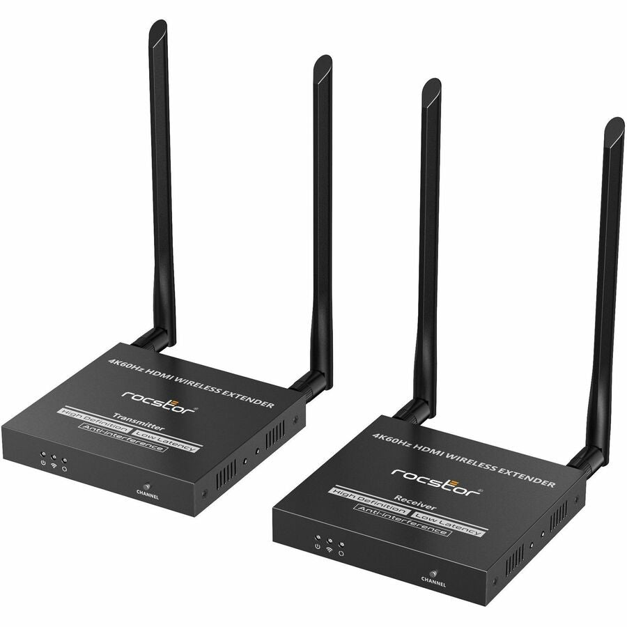 Rocstor TrueReach 4K@60Hz HDMI over Wireless Extender - 4K 60Hz up to 164ft (50m) - Long