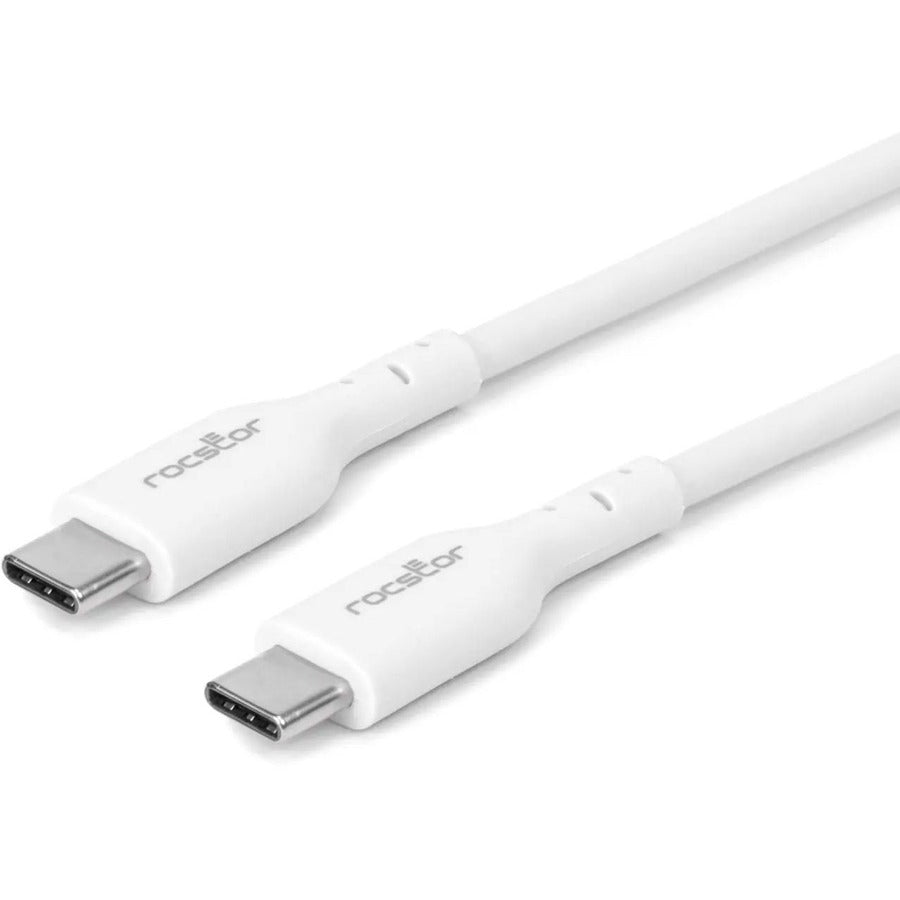 Rocstor USB-C Charging Cable Up to 240W Power Delivery - Charge and Sync Y10C499-W1