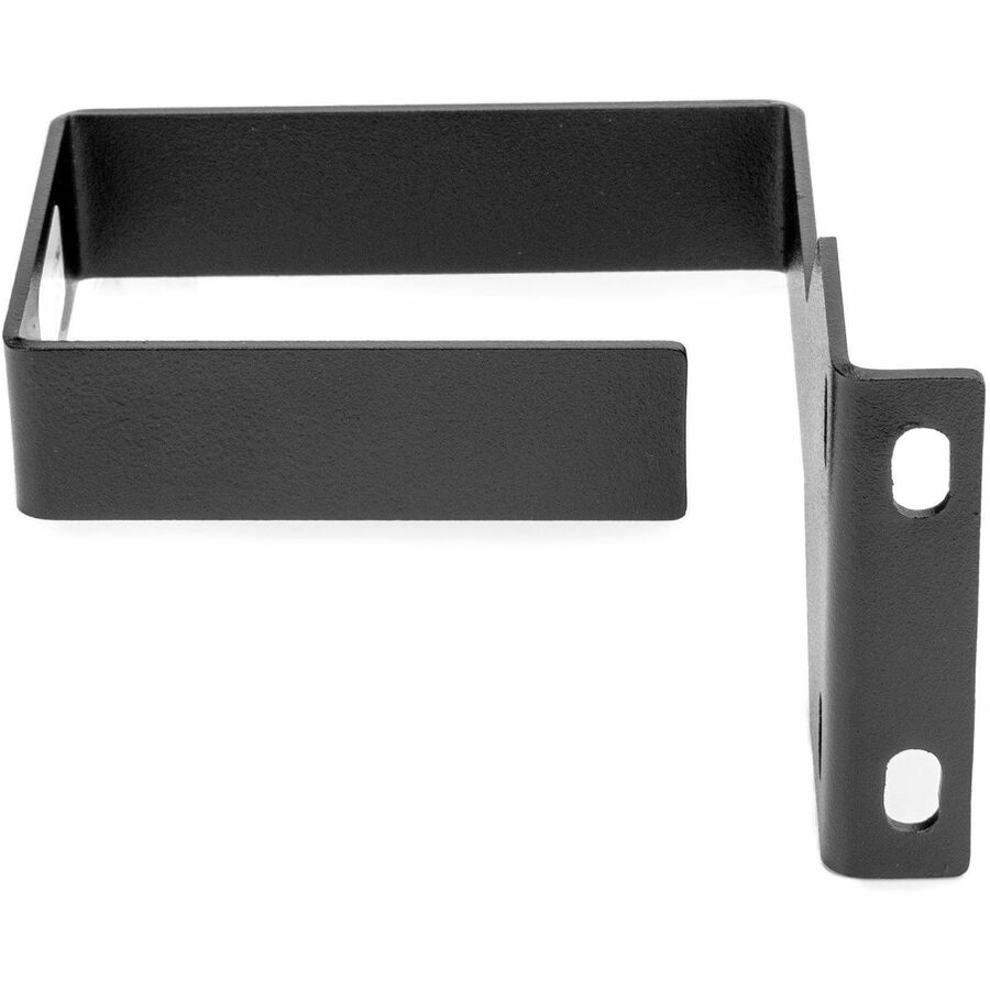 Rocstor Vertical Cable Management Hook - D-ring - Black - 1 - 1.5U Rack Height - Steel