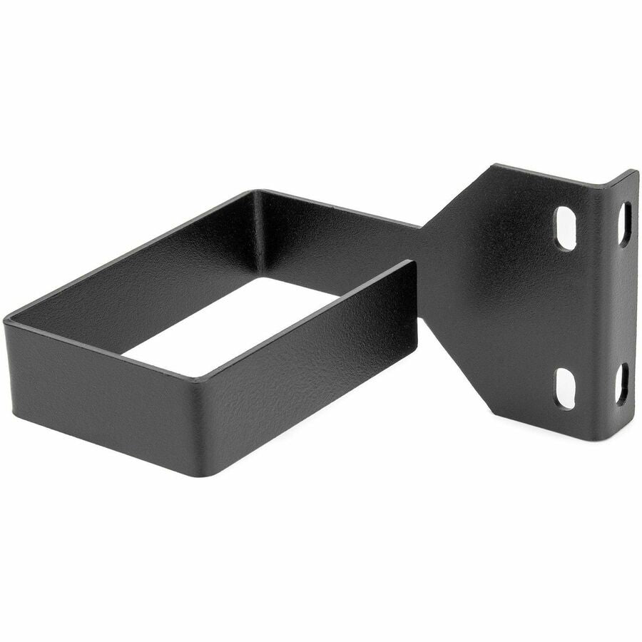 Rocstor Vertical Cable Management Hook - D-ring - Black - 1 - 1.5U Rack Height - Steel