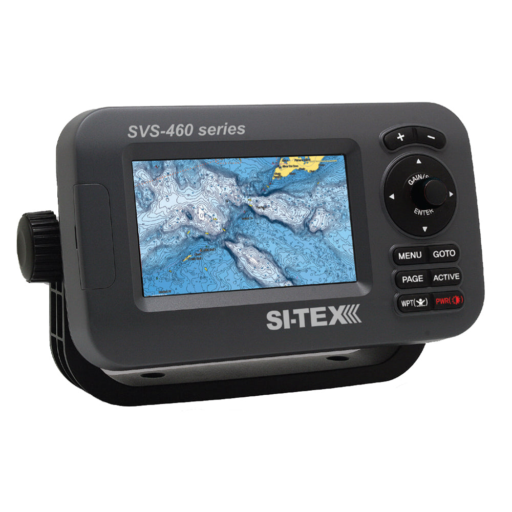SI-TEX SVS-460C Chartplotter - 4.3" Color Screen w/Internal GPS and Navionics+ Flexible
