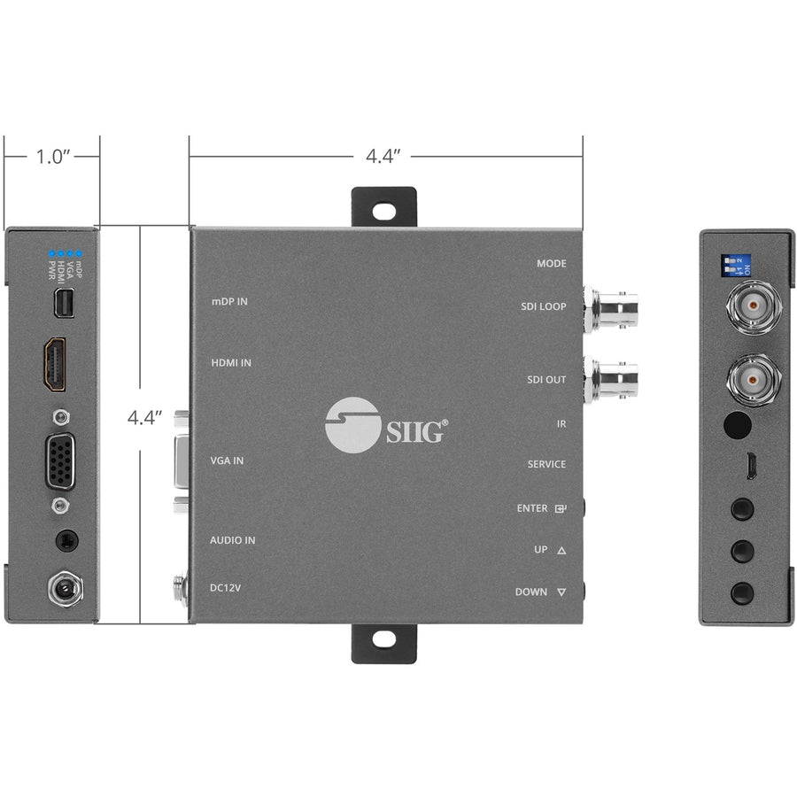 SIIG 1080p Multiple Video to SDI Scaler Converter CE-H24J11-S1