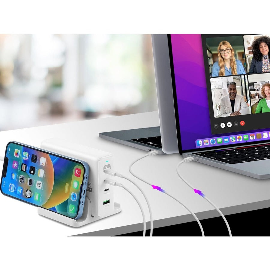 SIIG 240W GaN PD 3.1 Charger - 3C1A - Portable USB Type-C Charger - Maximum 240W output