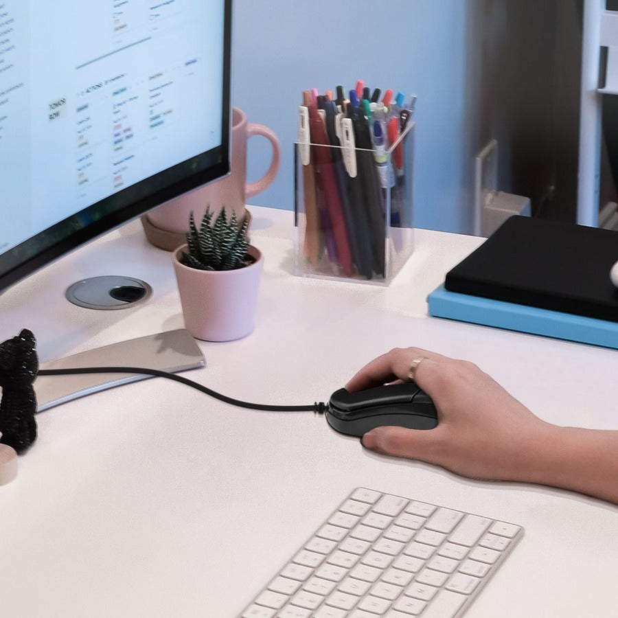 SIIG 3 Buttons USB Optical Mouse - Smooth, precise and affordable USB 3-button optical