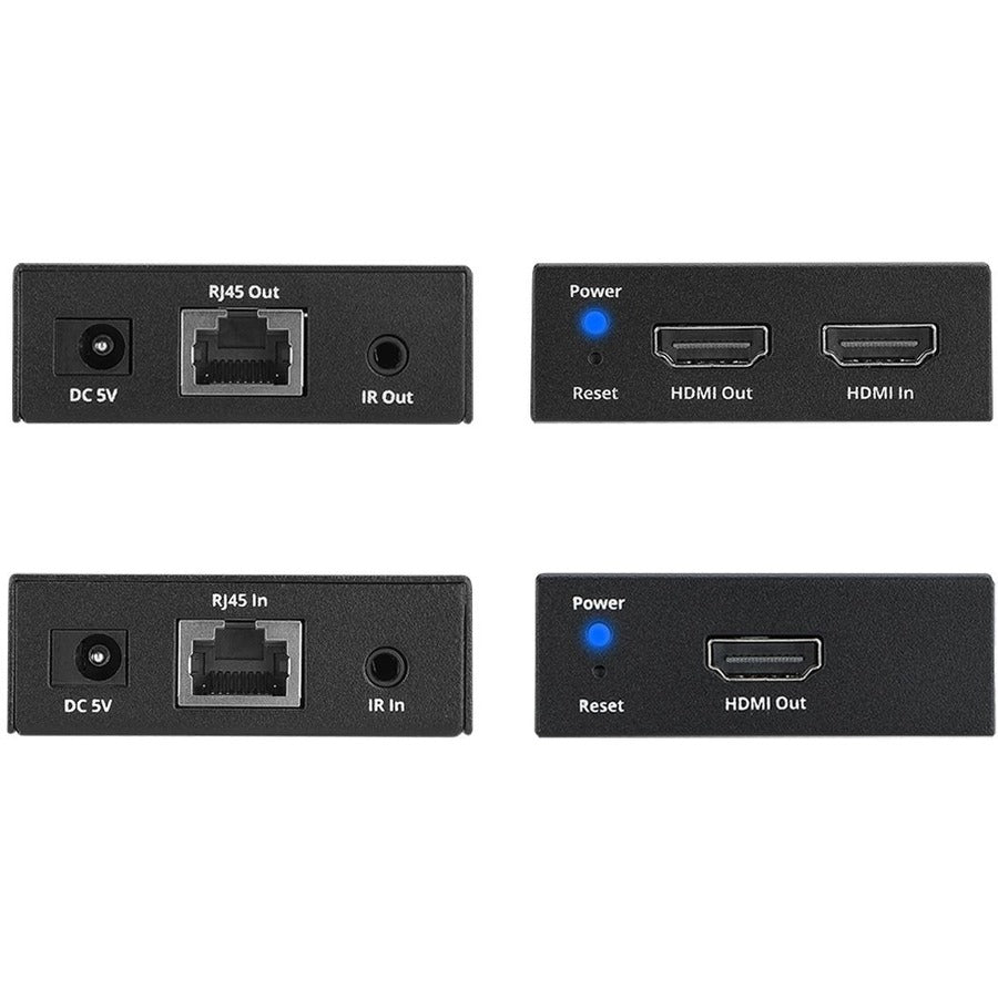 SIIG 4K60Hz HDMI over Cat6 Extender with Loopout & IR - 50m- HDMI Extender- Auto