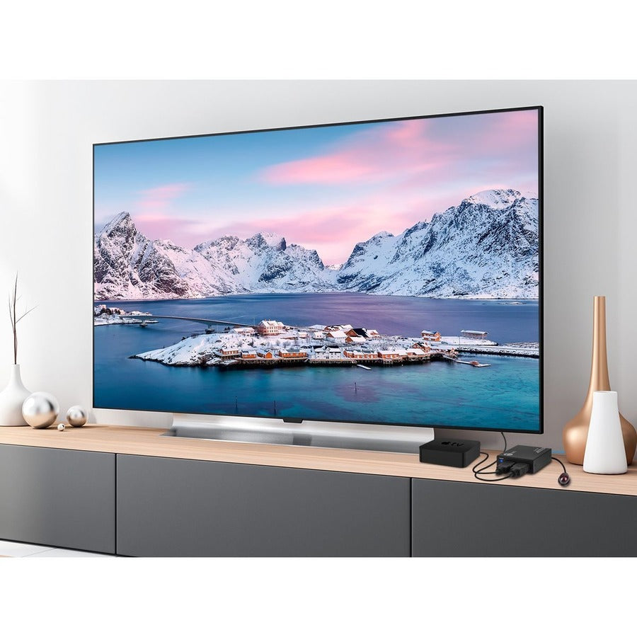 SIIG 4K60Hz HDMI over Cat6 Extender with Loopout & IR - 50m- HDMI Extender- Auto