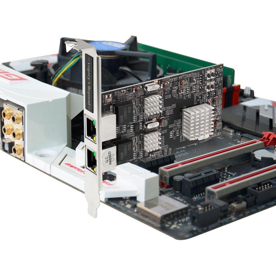 SIIG Dual 2.5G 4-Speed Multi Gigabit Ethernet PCIe Card LB-GE0711-S1