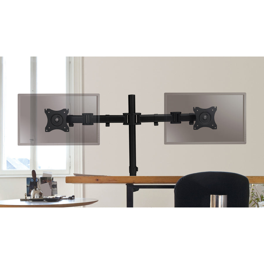 SIIG Dual Monitor Articulating Desk Mount - 13" to 27" - 13" to 27" Screen Support - 34