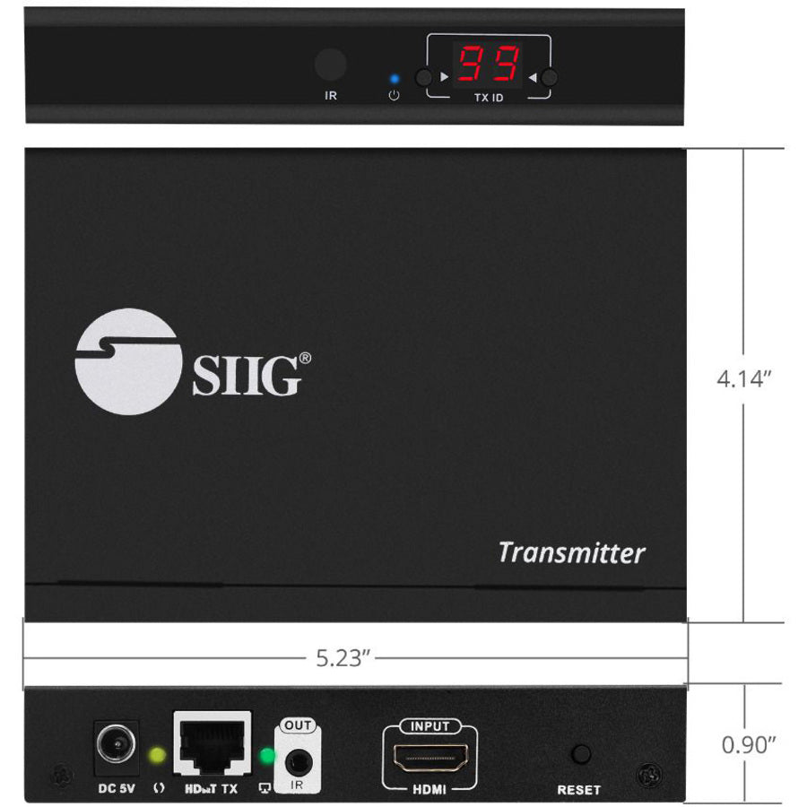 SIIG HDMI 2.0 4K60Hz Over IP Extender / Matrix with IR - Encoder (TX) CE-H25B11-S1