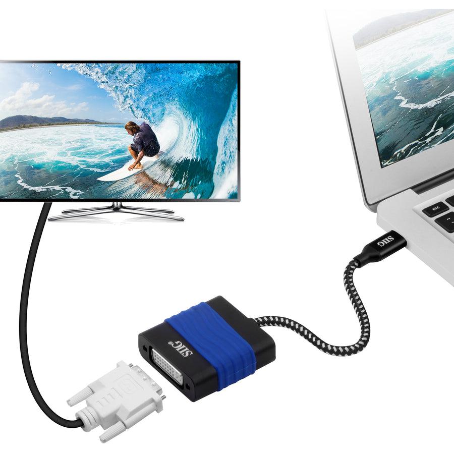 SIIG USB Type-C to DVI Video Cable Adapter CB-TC0711-S1