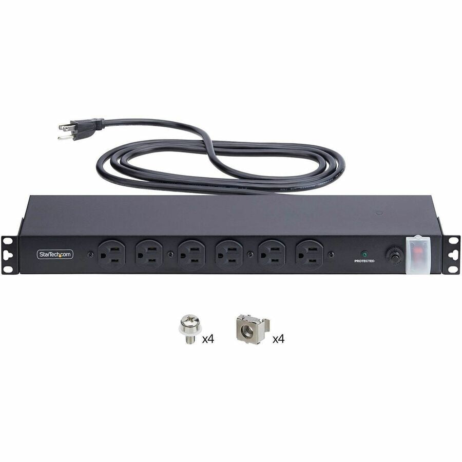 STARTECH 14-Outlet 1U Rackmount PDU Power Strip for IT Pros
