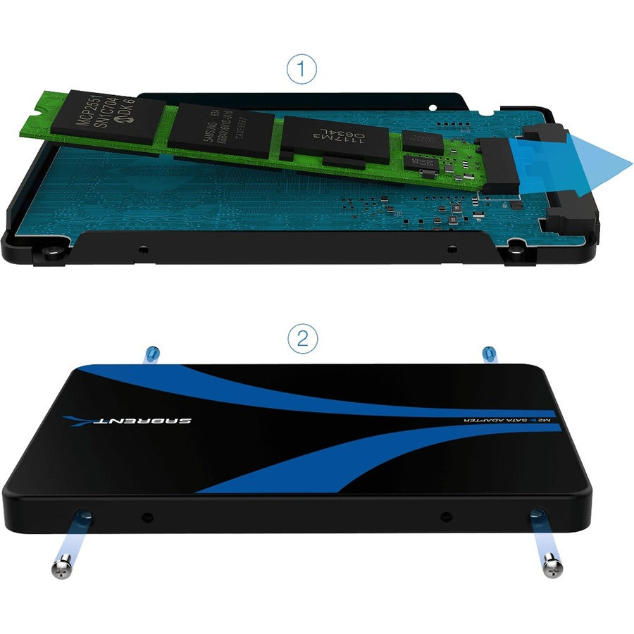 Sabrent EC-M2SA Drive Enclosure SATA/600, M.2 Internal