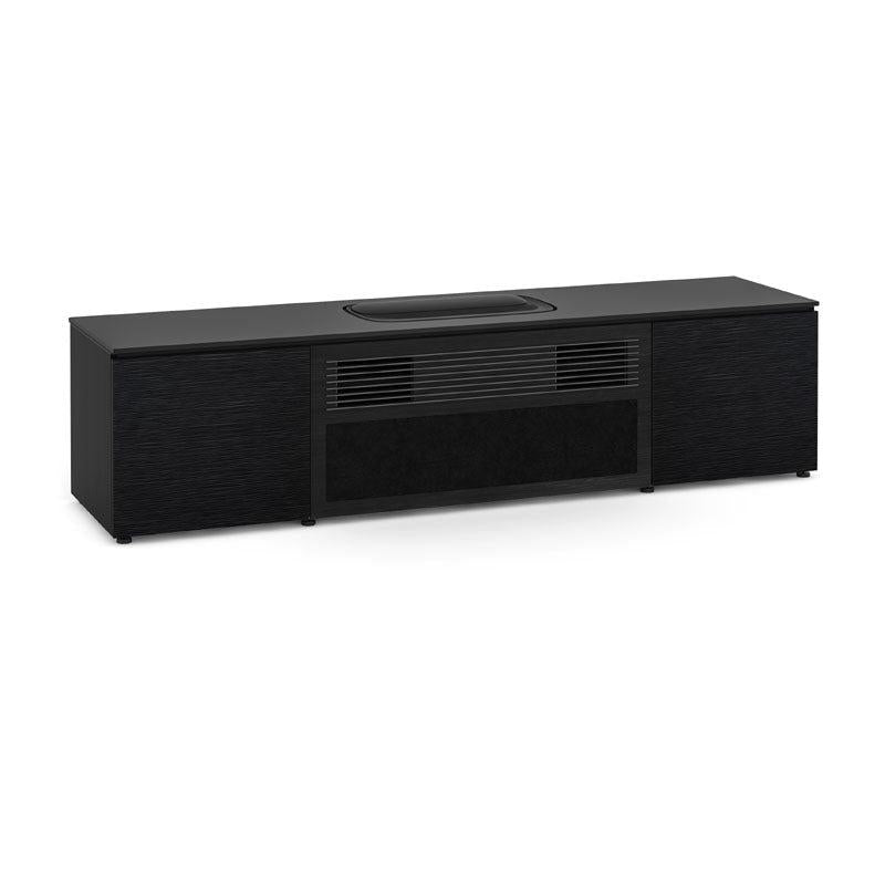 Salamander 245 Chicago Black Oak Cabinet for Hisense PX1-Pro Projector Integration