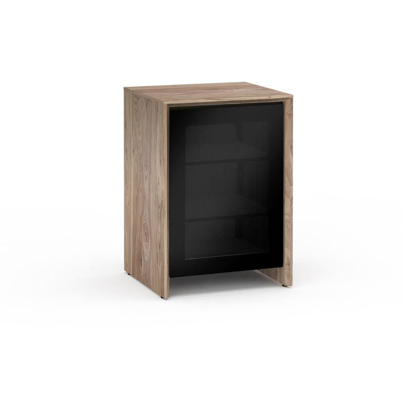 Salamander Barcelona 317 Coffee Table – Natural Walnut & Black Glass, Modern Design