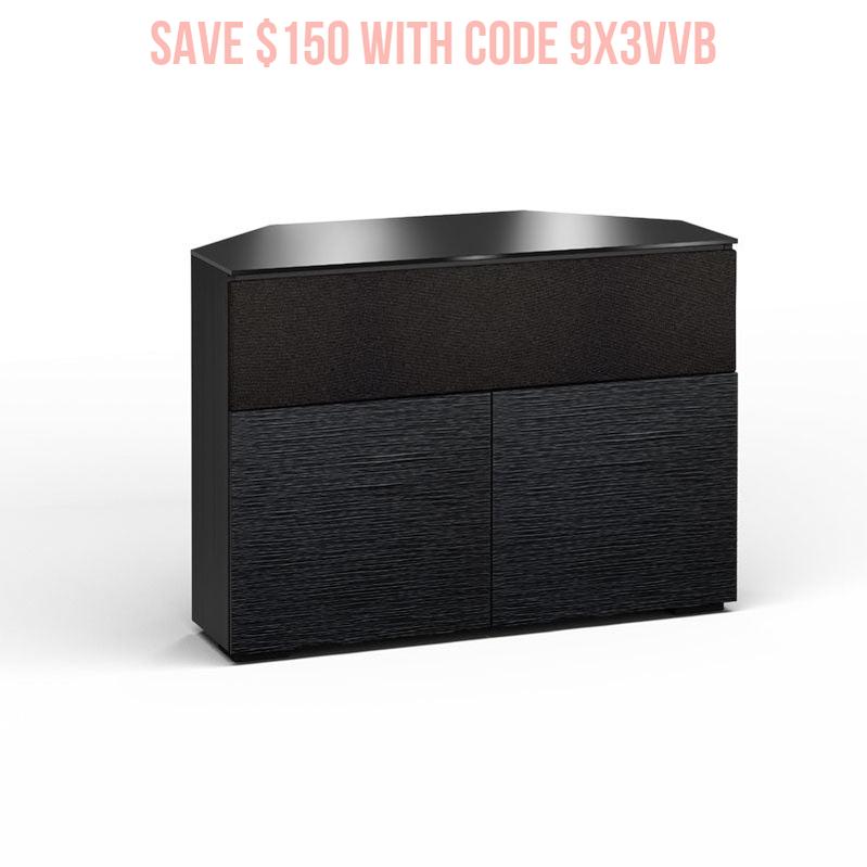 Salamander Chicago 329 Corner Unit Black Oak – Space-Saving Modular Storage