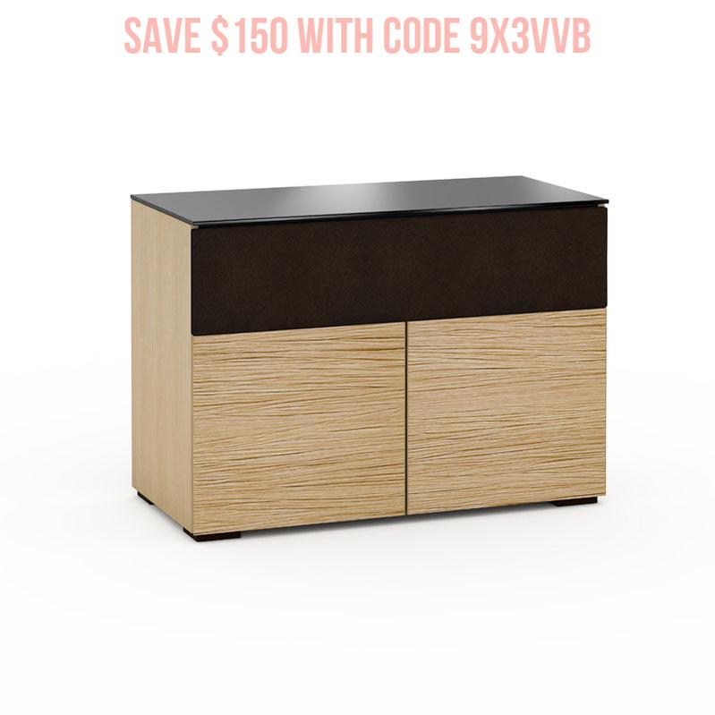 Salamander Denver 329 Natural Oak AV Cabinet with Ventilation