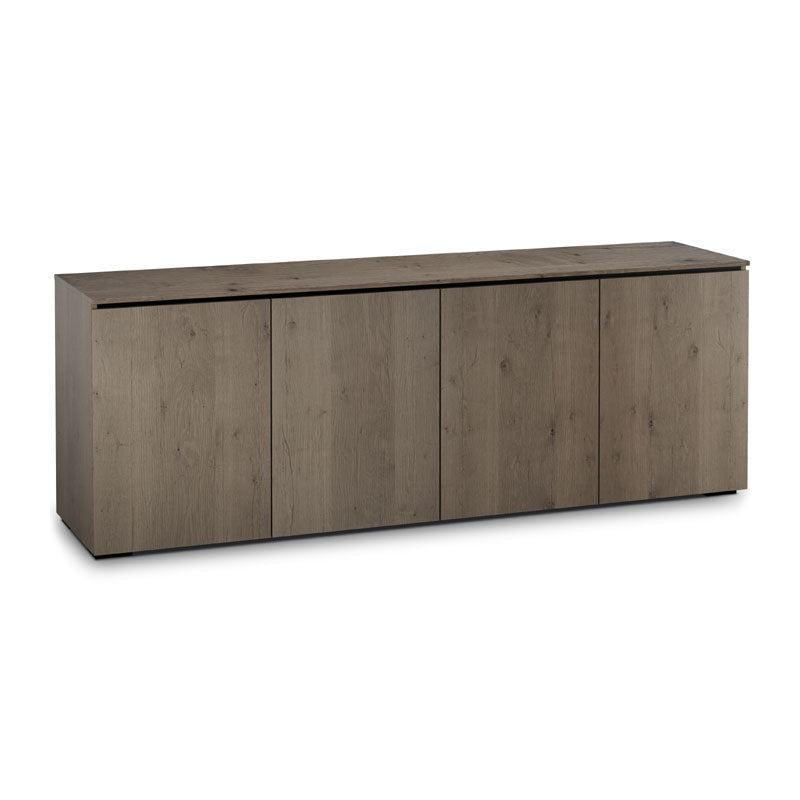 Salamander Lancaster 347 Barnboard Oak AV Cabinet with 8 Shelves