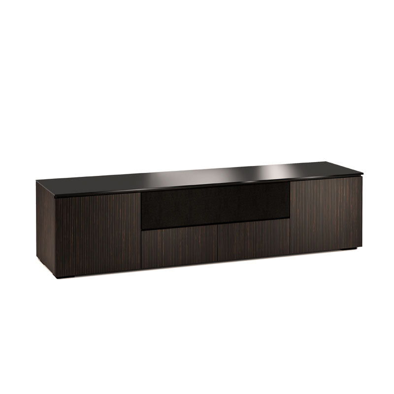 Salamander Manhattan 245 Cabinet with Maro Ebony Doors & Black Glass Top