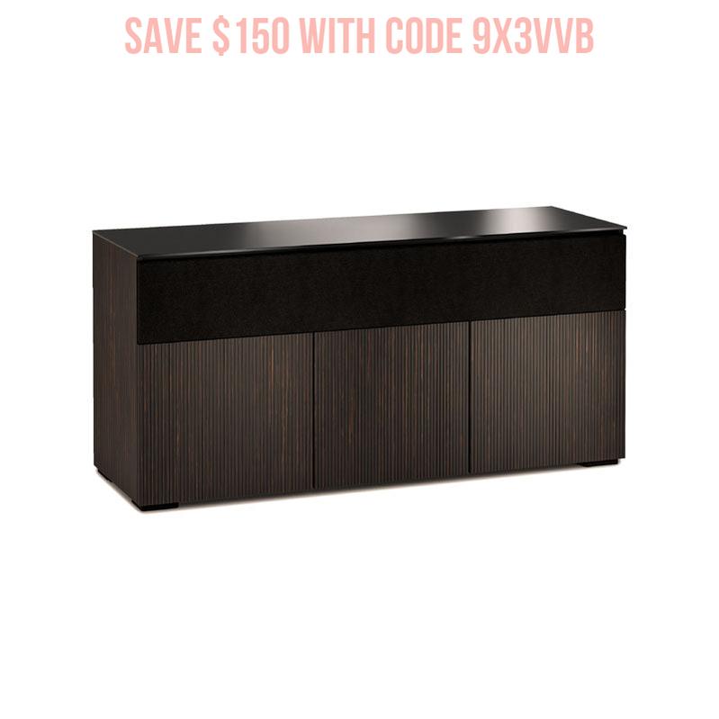 Salamander Manhattan 339 Maro Ebony Doors & Sides with Black Glass Top – Premium Cabinetry Set