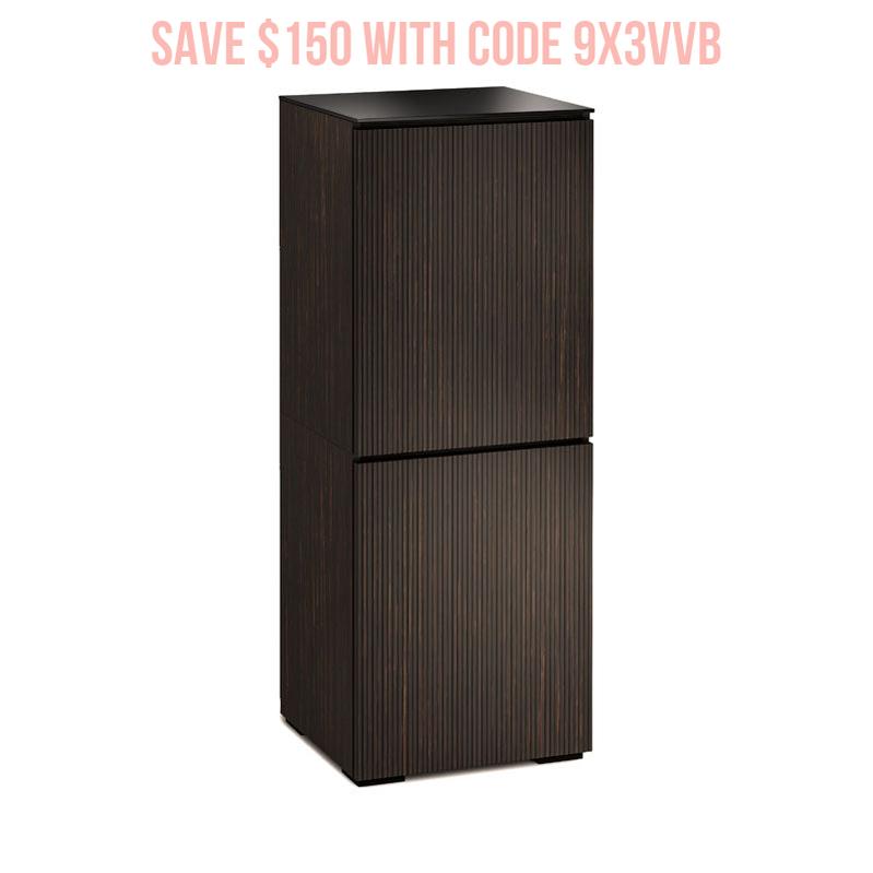 Salamander Manhattan 617 Maro Ebony Doors & Sides with Black Glass Top