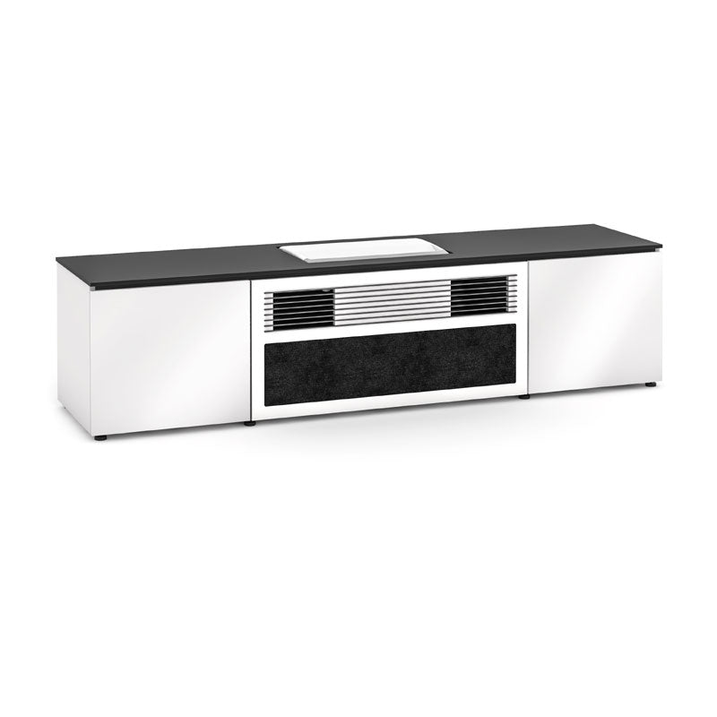Salamander Miami 245 Cabinet Gloss White for Samsung SP-LSP7TF UST Projector Integration