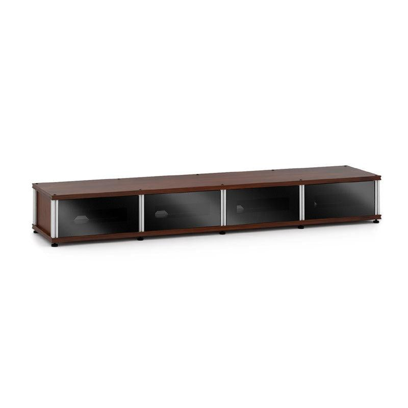 Salamander Synergy Model 141 Modular Door System – Dark Walnut & Black Glass