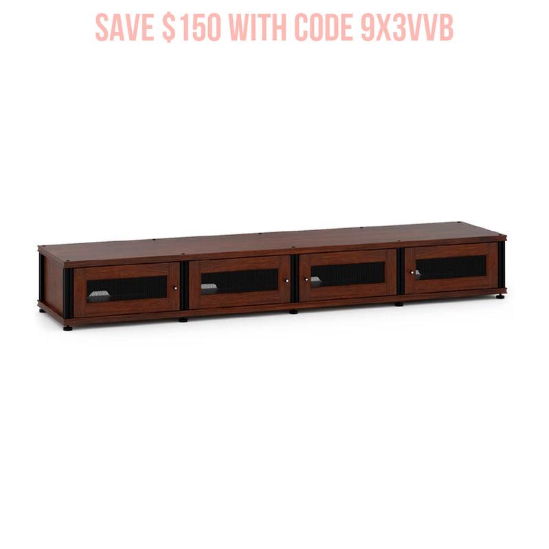 Salamander Synergy Model 147 Walnut AV Cabinet for Home Theater