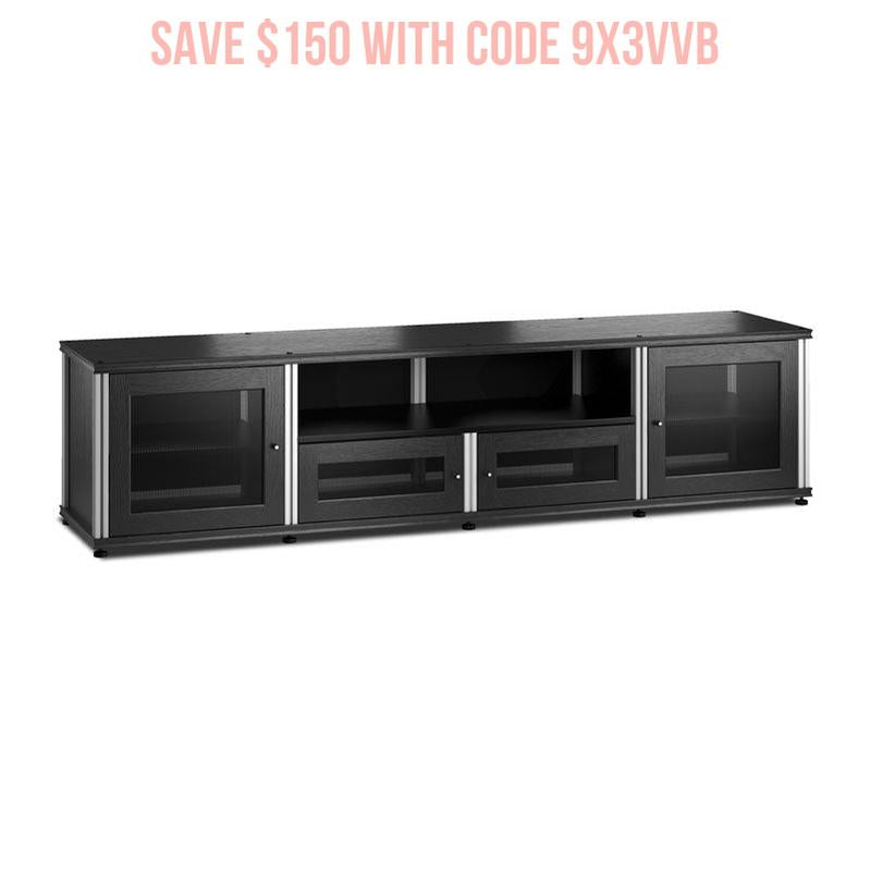 Salamander Synergy Model 245BO/A Quad AV Cabinet with Aluminum Posts