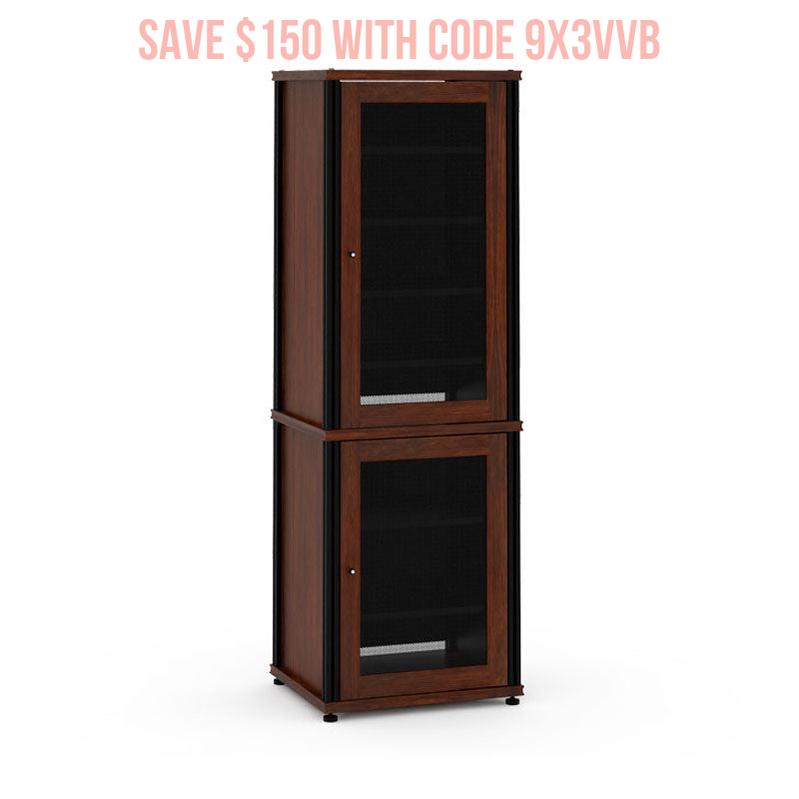 Salamander Synergy Model 703W/B Walnut AV Furniture for Home Theater