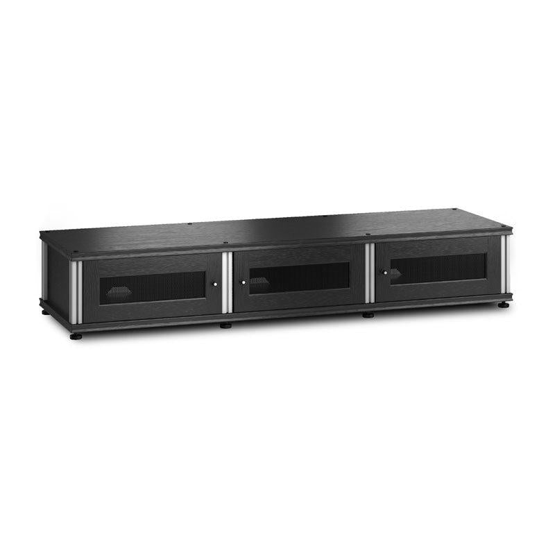 Salamander Synergy Single Box 133 Black Oak with Aluminum Posts – Modular Storage Solution